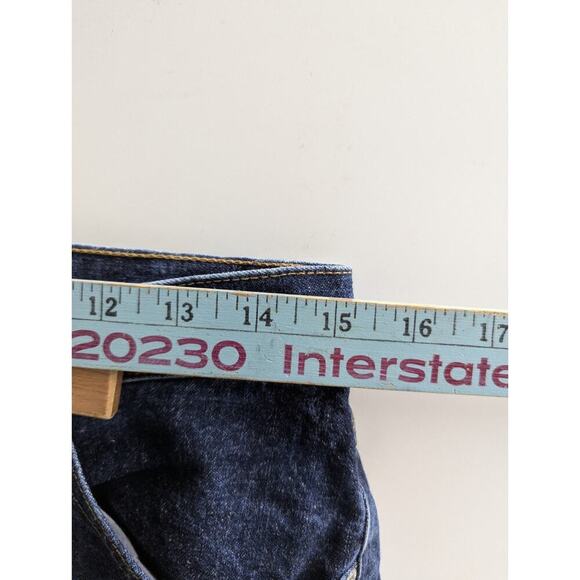 Express Extreme Flare Jeans Womens Size 9/10 L Blue Denim Precision Fit Basic - Picture 2 of 9